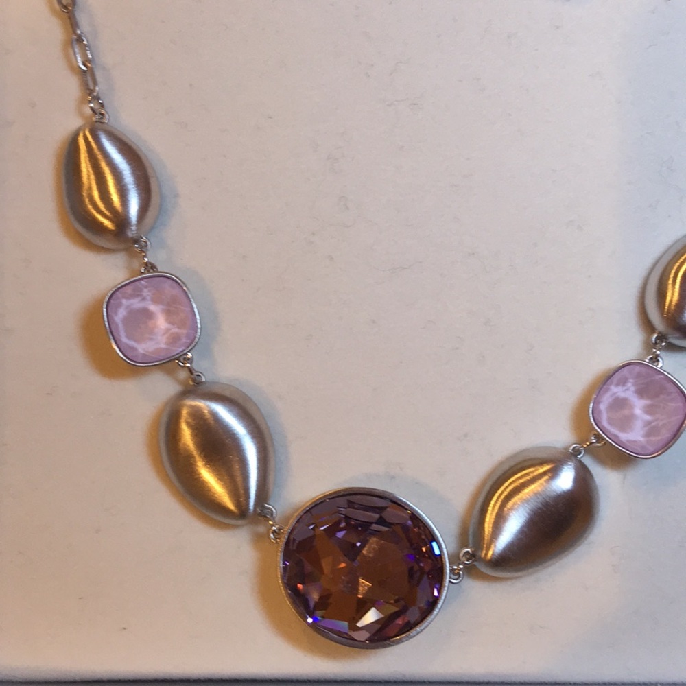 Crystallized by Swarovski necklace and earrings - Picture 3 of 6